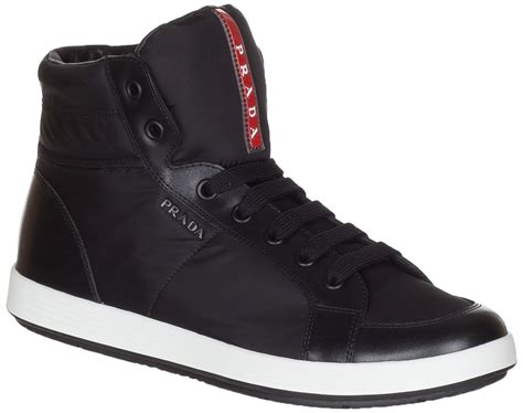 prada high top wedge sneaker|Prada high top sneakers sale.